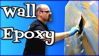 Metallic Wall Epoxy Step By Step 🔴 [upl. by Melton]