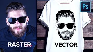 How to Convert Raster Image into Vector in Photoshop [upl. by Spillihp]