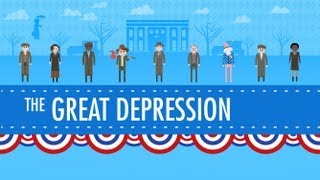 The Great Depression Crash Course US History 33 [upl. by Lebazej243]