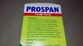 Prospan cough syrup [upl. by Dominic431]