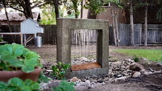 The COOLEST Water Feature to DIY [upl. by Gibbon]