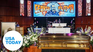 George Floyds memorial service held in Minneapolis  USA TODAY [upl. by Nimref]