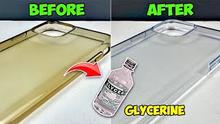 How To Clean Clear Phone CoverMobile Case Yellow To White In 24h [upl. by Saticilef221]