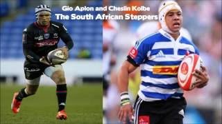 Gio Aplon and Cheslin Kolbe The South African Steppers Best Tries Steps and skills HD [upl. by Mishaan]