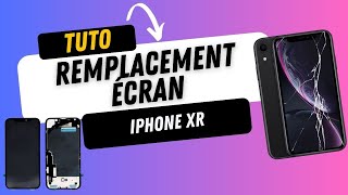 iPhone XR  Remplacer écran vitre tactile  LCD Tutoriel [upl. by Tsuda]