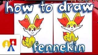 How To Draw Fennekin Pokemon Toy Giveaway [upl. by Service729]