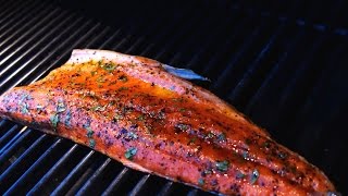 Grilled Sockeye Salmon  Christine Cushing [upl. by Odnomyar266]