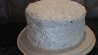 OldFashion 1950s Coconut Layer Cake [upl. by Ytirev]