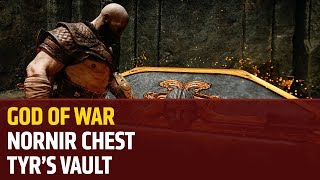 God of War  Nornir Chest in Tyrs Vault [upl. by Arocat168]