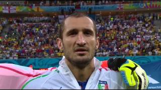 Italy Nation Anthem World Cup 2014 vs England Full HD [upl. by Galligan]