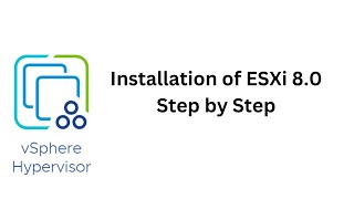 Installation of ESXi 80 Step by Step on VMware Workstation Pro [upl. by Ynettirb]