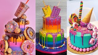 More Colorful Cake Decorating Compilation  Most Satisfying Cake Videos [upl. by Ohare]