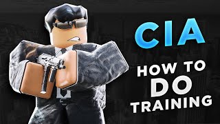 Roblox CIA Agent Training Tutorial [upl. by Airdnaxela]