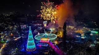 Espectacular Arbol Navideño El Salvador 2022 [upl. by Christianson25]