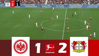 Eintracht Frankfurt  Bayer 04 Leverkusen 12  Bundesliga 202425  Spielen Höhepunkte [upl. by Sredna]