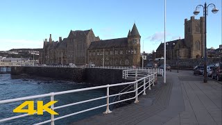 Aberystwyth Walk Town Centre amp Beach【4K】 [upl. by Laiceps]