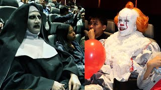 FUNNIEST Scare Pranks COMPILATION  Pennywise VS Valak Whos Scarier [upl. by Celinka31]