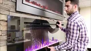 How to Install a Touchstone Sideline Series Electric Fireplace [upl. by Hatfield]