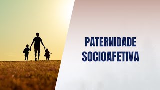 Paternidade socioafetiva [upl. by Jake399]