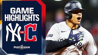 Yankees vs Guardians ALCS Game 5 Highlights 101924  MLB Highlights [upl. by Helprin]