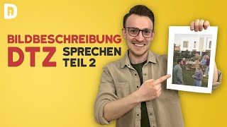 Bildbeschreibung  telc DTZ A2 B1 Prüfung Sprechen  Learn German [upl. by Enitsyrhc753]