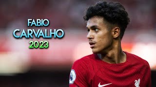 Fábio Carvalho 2023 🌟 Dribbling Skills Assists amp Goals ► LIVERPOOL [upl. by Wulfe]