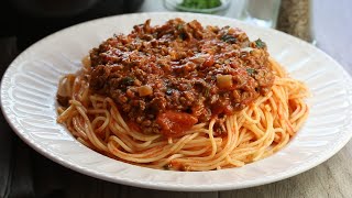 Quick amp Easy Spaghetti Bolognese [upl. by Riek]