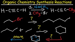 Organic Chemistry Synthesis Reactions  Examples and Practice Problems  Retrosynthesis [upl. by Kip183]