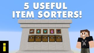 5 Useful Item Sorters For Minecraft Java amp Bedrock [upl. by Aldridge]