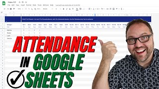 How To Use Google Sheets Attendance Template Attendance Sheet Online [upl. by Benil]