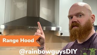 How to install a Vented Range Hood Where there wasnt one before [upl. by Akihsay724]