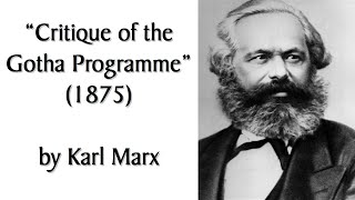 quotCritique of the Gotha Programquot 1875 by Marx with Foreword by Engels Audiobook  Discussion [upl. by Ermey]