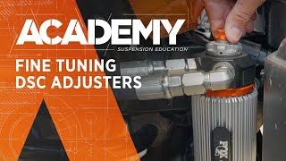 How To Tune Low and HighSpeed DSC Adjusters » ACADEMY  FOX [upl. by Allesiram15]