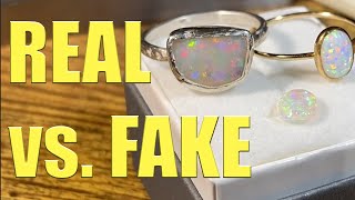 Comparing REAL vs FAKE Opal Which do you prefer [upl. by Letsou]