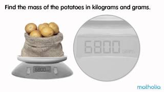 Converting Grams to Kilograms and Grams [upl. by Ilona865]