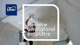 Comment peindre un plafond en plâtre [upl. by Eldrid]