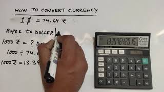 currency conversion Dollar to Rupees amp Rupees to Dollar  How to convert dollar into rupees [upl. by Henson313]