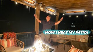 Best Way to heat a patio Whats better gas or electric heaters [upl. by Lodie]