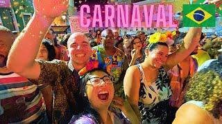 Gringos first BRAZIL CARNAVAL experience in Salvador CRAZY 🇧🇷 [upl. by Bloch516]