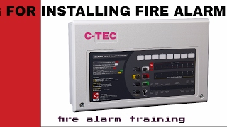 How install a fire alarm panel and other functions on a CFP fire alarm panel with ENGLISH SUBTITLE [upl. by Kilgore]