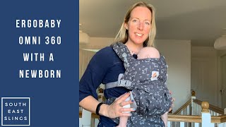 Ergobaby Omni 360 with a Newborn [upl. by Creigh]