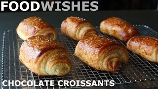 Chocolate Croissants  Food Wishes  Pain au Chocolat [upl. by Ahcurb830]