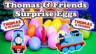 Opening Thomas and Friends Surprise Eggs and Train Toys [upl. by Schmidt]