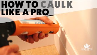 How to Caulk like a Pro [upl. by Nanreik415]