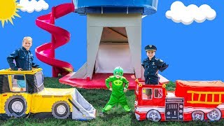 Assistant and Batboy Ryand Defend the Paw Patrol Lookout Tower [upl. by Camden845]