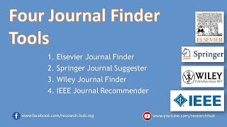 Four tools for finding a journal for your research article [upl. by Aisinut]