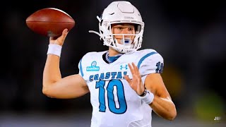 Freshman PHENOM 👀  Coastal Carolina QB Grayson McCall 2020 Highlights ᴴᴰ [upl. by Knapp]