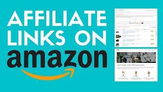 How To Create An Amazon Affiliate Link Affiliate Marketing For Beginners [upl. by Karrah]