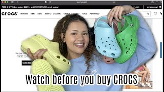 EVERYTHING YOU NEED TO KNOW ABOUT CROCS CLASSIC BAYA PLATFORM ampBAE CLOGS FULL REVIEWSIZE GUIDE [upl. by Ebbie]