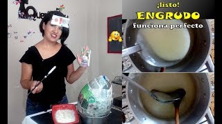 Como hacer Engrudo  how to make Engrudo  Flour Pasta [upl. by Bartholomeus]